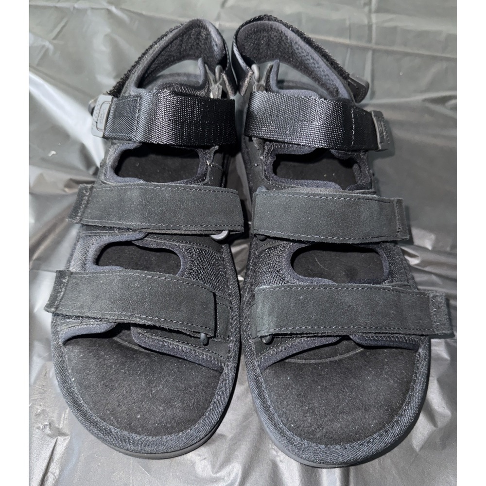 UGG Goldencoast Multistrap Sandals Men's 11 Black Suede Comfort Gorpcoreβ Hiking